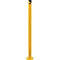 Global Equipment Global Industrial„¢ Spring Loaded Bollard, 42 H x 2-1/2 Diameter, Powder Coated Yellow SPBOL-42